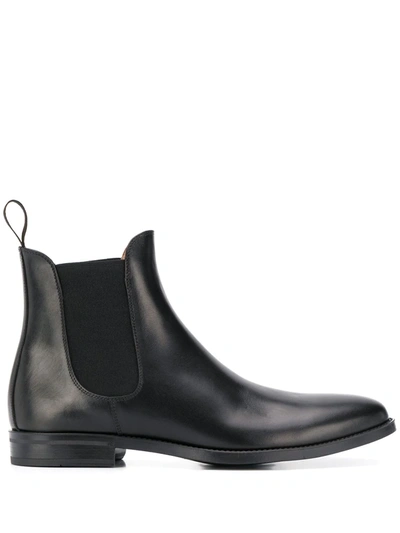 Scarosso Boots Giancarlo In Black Calf