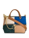 See By Chloé Emy Panelled Tote In Green