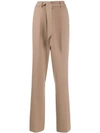 CAMBIO BELTED TAILORED TROUSERS
