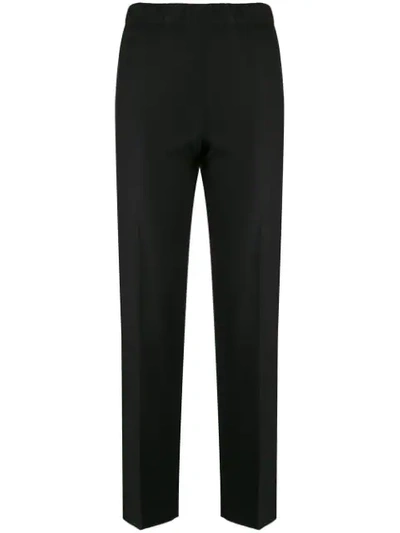 Kiltie George Bistretch Elastic Waist Trouser In Black