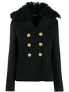 PACO RABANNE COMBINED SHEARLING JACKET