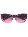 Balenciaga Paris Cat Eye-frame Sunglasses In Purple