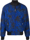 VERSACE JEANS COUTURE ALL-OVER LOGO PADDED JACKET