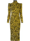 ALEX PERRY MILES LEOPARD PRINT DRESS