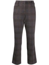 CAMBIO FELICITY HOUNDSTOOTH CROPPED TROUSERS
