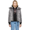 Moncler Bandama Glitter Down Puffer Jacket In Metallic