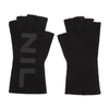 JULIUS JULIUS BLACK NILOS FINGERLESS GLOVES