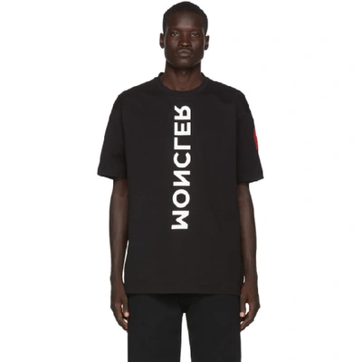 Moncler Grenoble 黑色 Maglia Logotype T 恤 In Black