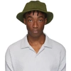 ISSEY MIYAKE HOMME PLISSE ISSEY MIYAKE KHAKI PLEATS BUCKET HAT