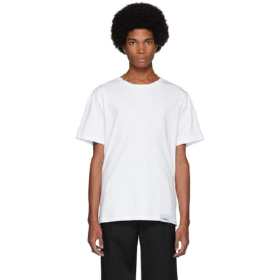 3.1 Phillip Lim / フィリップ リム Stitched Chest Pocket T-shirt In Optic White