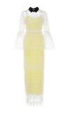 SELF-PORTRAIT Bell Sleeved Art Deco Dress