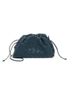 Bottega Veneta Small The Pouch Leather Clutch In Black