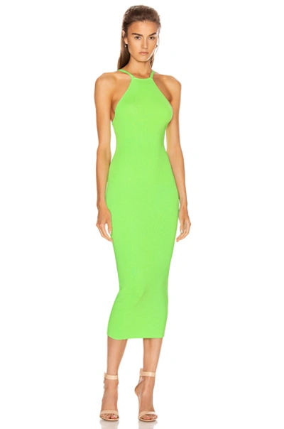 Alix Nyc Jay Dress In Electric Green