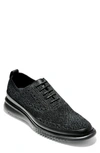 Cole Haan Men's 2.zerogrand Stitchlite Knit Plain Toe Oxfords In Black Knit