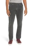 Ag Everett Straight Leg Corduroy Pants In Sulfur Night Shade