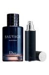 DIOR SAUVAGE FULL SIZE EAU DE PARFUM & REFILLABLE TRAVEL SPRAY,C400055522