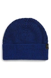 Ted Baker Plahat Cotton Blend Beanie In Blue