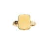 SERGE DENIMES Gold Plated Silver Mirror Ring