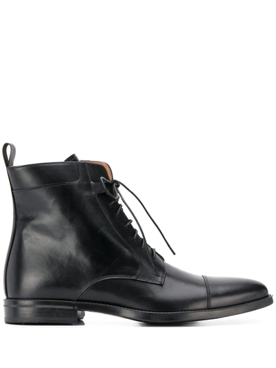 Scarosso Dante Boots In Black Calf