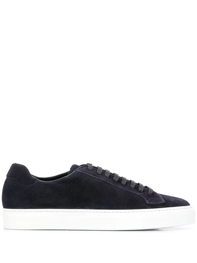 Scarosso Ugo Abisso Scamosciato Sneakers In Blue