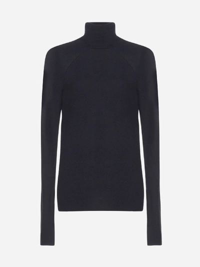 Haider Ackermann Delta Stretch Cotton Turtleneck