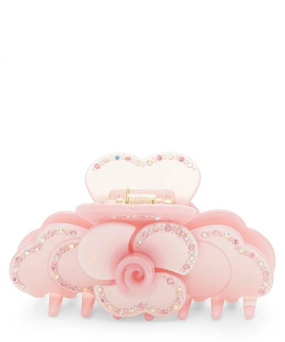 Seoul Import Rose Hair Clip In Pink