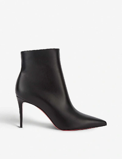 Christian Louboutin 黑色so Kate 85 踝靴 In Nero