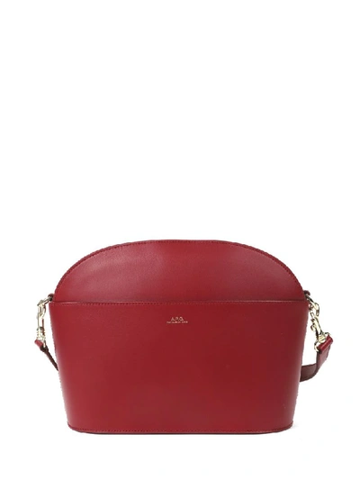 A.p.c. Gabriella Bag In Whisky Leather In Red