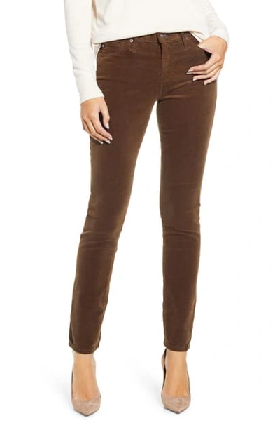 Ag 'prima' Corduroy Skinny Pants In Dark Bayou