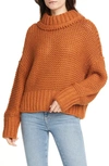 Free People My Only Sunshine Sweater In Copper