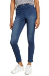 Hue Ultrasoft Denim Leggings In Steely Blue Wash