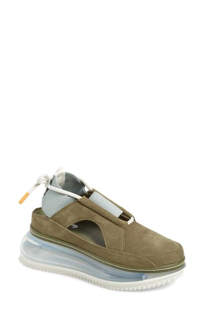 Nike Air Max Ff 720 Cutout Sneaker In Medium Olive/ Light Bone