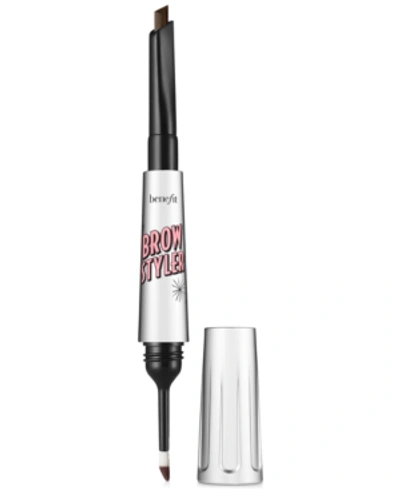 Benefit Cosmetics Brow Styler Eyebrow Pencil & Powder Duo Shade 4.5 In 04.5 Neutral Deep Brown