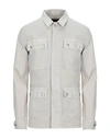 Grey Daniele Alessandrini Jackets In Sand