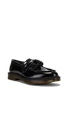 Dr. Martens' Black Leather Adrian Loafers In Black