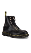 Dr. Martens' 1460 Waterproof 8 Eye Boots In Black