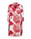 Ermanno Scervino Overcoats In Red