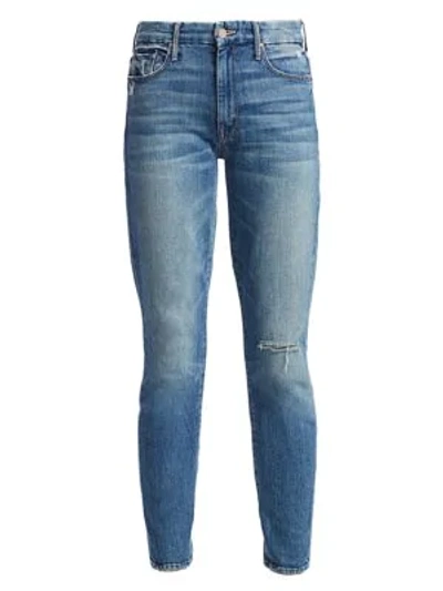 Mother High-rise Looker Ankle Skinny Jeans In Popism