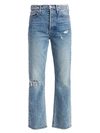 MOTHER THE TRIPPER HIGH-RISE CROP BOOTCUT DISTRESSED JEANS,400011836733