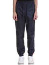 THOM BROWNE PANTS IN BLUE POLYESTER,11106156