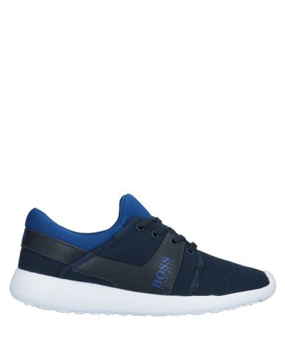 Hugo Boss Sneakers In Dark Blue