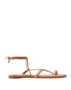 Tkees Jo Suede And Leather Sandals In Camel