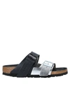 RICK OWENS RICK OWENS X BIRKENSTOCK WOMAN SANDALS BLACK SIZE 5 SOFT LEATHER,11770373PW 3