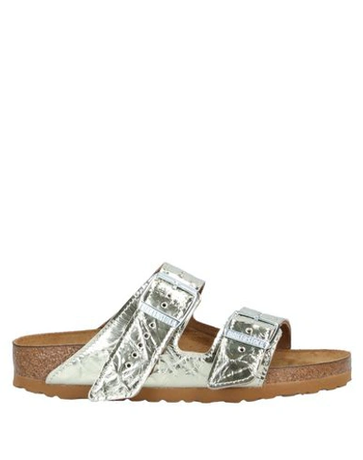 Rick Owens Sandals In Gold