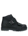 RICK OWENS RICK OWENS X BIRKENSTOCK WOMAN ANKLE BOOTS BLACK SIZE 7 SOFT LEATHER,11774607AC 17