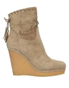 Le Silla Ankle Boot In Beige