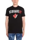 Dsquared2 T-shirt In Cotone Con Logo In Black