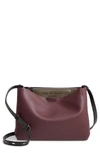 RAG & BONE PASSENGER LEATHER CROSSBODY BAG - PURPLE,WHH19F10094L09