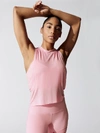 Alo Yoga Cool Elements Tank In Flamingo