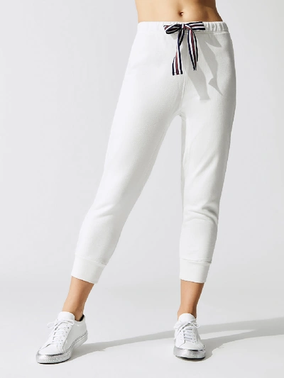The Upside Captain Cropped Jogger In White